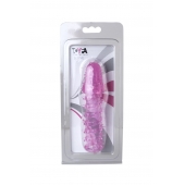 Розовая насадка с нежными шипами - 13,5 см. - Toyfa Basic - в Архангельске купить с доставкой