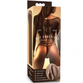 Коричневый мастубратор-вагина Nicole s Kitty - Blush Novelties - в Архангельске купить с доставкой