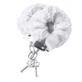 Наручники с белой меховой опушкой - ToyFa - купить с доставкой в Архангельске