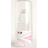 Гелевая прозрачная насадка с 2 отростками - 13 см. - Toyfa Basic - в Архангельске купить с доставкой