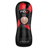 Мастурбатор-вагина Vibrating Pussy Stroker с вибрацией - Pipedream - в Архангельске купить с доставкой