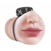 Мастурбатор-ротик с виброкольцом Satisfaction Beloved - Lola Games - в Архангельске купить с доставкой