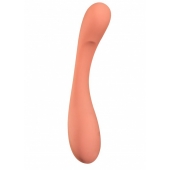 Розовый вибратор Shape of water Droplet - 19,5 см. - Lola Games