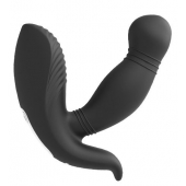 Черный вибромассажер простаты PROSTATE HERO - Dream Toys - в Архангельске купить с доставкой