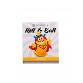 Стимулирующий презерватив-насадка Roll   Ball Banana - Sitabella - купить с доставкой в Архангельске