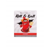 Стимулирующий презерватив-насадка Roll   Ball Cherry - Sitabella - купить с доставкой в Архангельске