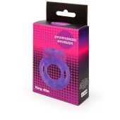 Фиолетовое эрекционное виброкольцо с бабочкой - Erowoman-Eroman - в Архангельске купить с доставкой