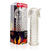 Закрытая прозрачная насадка на пенис Crystal Sleeve Faraon - 13,5 см. - Erowoman-Eroman - в Архангельске купить с доставкой