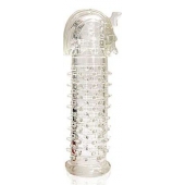 Закрытая прозрачная насадка на пенис Crystal Sleeve Faraon - 13,5 см. - Erowoman-Eroman - в Архангельске купить с доставкой