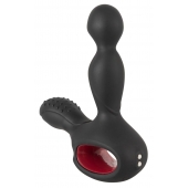 Черный вибромассажер простаты с нагревом и ротацией Prostate Plug - 14,5 см. - Orion - в Архангельске купить с доставкой
