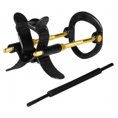 Черно-золотистый экстендер для пениса Sex Expert - Sex Expert - в Архангельске купить с доставкой