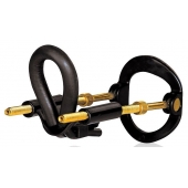 Черный экстендер-растяжитель пениса - Sex Expert - в Архангельске купить с доставкой