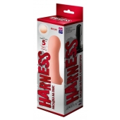 Телесная насадка на Harness с коннектором RED LINE - 13 см. - LOVETOY (А-Полимер) - купить с доставкой в Архангельске