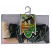 Черный пояс-трусики с двумя насадками  Экзотик-Linda  - 15,5 и 10,5 см. - LOVETOY (А-Полимер) - купить с доставкой в Архангельске