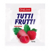 Пробник гель-смазки Tutti-frutti с малиновым вкусом - 4 гр. - Биоритм - купить с доставкой в Архангельске