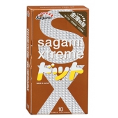 Презервативы Sagami Xtreme FEEL UP с точечной текстурой и линиями прилегания - 10 шт. - Sagami - купить с доставкой в Архангельске