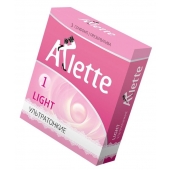 Ультратонкие презервативы Arlette Light - 3 шт. - Arlette - купить с доставкой в Архангельске