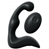 Черный вибромассажер простаты с пультом ДУ Control P-Spot Pro - Pipedream - в Архангельске купить с доставкой