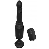 Черный вибромассажер с функцией поступательных движений Ass Thruster - Pipedream - купить с доставкой в Архангельске
