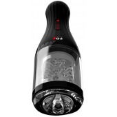 Прозрачный мастурбатор-ротатор с голосовым сопровождением Talk Dirty Rotobator - Pipedream - в Архангельске купить с доставкой