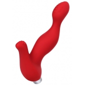 Красный силиконовый вибростимулятор простаты Proman - 12,5 см. - ToyFa - в Архангельске купить с доставкой