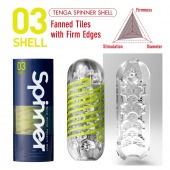 Мастурбатор SPINNER Shell - Tenga - в Архангельске купить с доставкой