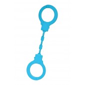 Голубые силиконовые наручники A-Toys без ключа - A-toys - купить с доставкой в Архангельске