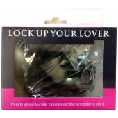 Черные меховые наручники Love с ключиками - Baile - купить с доставкой в Архангельске