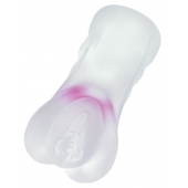 Прозрачный реалистичный мастурбатор Juicy Pussy Crystal Rose - ToyFa - в Архангельске купить с доставкой