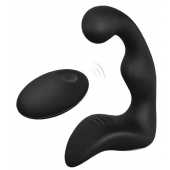 Черный вибромассажер простаты REMOTE BOOTY PLEASER - Dream Toys - в Архангельске купить с доставкой