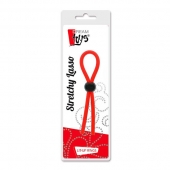 Красное эрекционное лассо с одной бусинкой-утяжкой STRETCHY THICK LASSO - Dream Toys - в Архангельске купить с доставкой