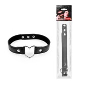 Черный ошейник с сердечком - Notabu - купить с доставкой в Архангельске