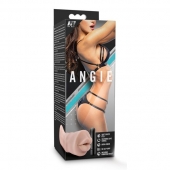 Телесный мастурбатор-ротик Angie - Blush Novelties - в Архангельске купить с доставкой
