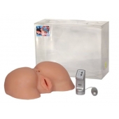 Реалистичная попка из неоскин с вибрацией - LOVETOY (А-Полимер) - в Архангельске купить с доставкой