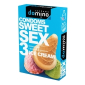 Презервативы для орального секса DOMINO Sweet Sex с ароматом мороженого - 3 шт. - Domino - купить с доставкой в Архангельске