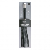Черная плеть Easytoys Flogger With Metal Grip - 38 см. - Easy toys - купить с доставкой в Архангельске