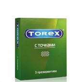 Текстурированные презервативы Torex  С точками  - 3 шт. - Torex - купить с доставкой в Архангельске