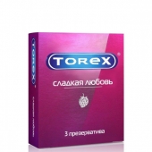 Презервативы Torex  Сладкая любовь  с ароматом клубники - 3 шт. - Torex - купить с доставкой в Архангельске