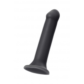 Черный фаллос на присоске Silicone Bendable Dildo XL - 20 см. - Strap-on-me - купить с доставкой в Архангельске