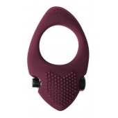 Бордовое эрекционное виброкольцо Pure Passion Sunset - Lola Games - в Архангельске купить с доставкой