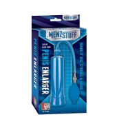 Синяя вакуумная помпа MENZSTUFF PENIS ENLARGER - Dream Toys - в Архангельске купить с доставкой