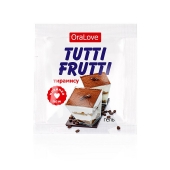 Пробник гель-смазки Tutti-frutti со вкусом тирамису - 4 гр. - Биоритм - купить с доставкой в Архангельске
