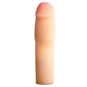 Телесная насадка-удлинитель на пенис PERFORMANCE 1.5INCH COCK XTENDER - 16 см. - Blush Novelties - в Архангельске купить с доставкой