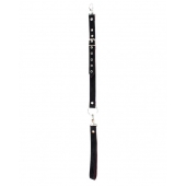 Бордовый поводок для ошейника Ladys Arsenal - БДСМ Арсенал - купить с доставкой в Архангельске