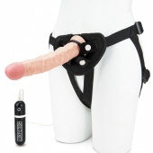 Регулируемые трусики с вибрирующей насадкой - 21 см. - Lux Fetish - купить с доставкой в Архангельске