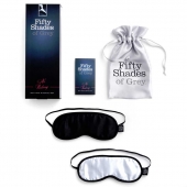 Набор из двух масок на глаза Soft Blindfold Twin Pack - Fifty Shades of Grey - купить с доставкой в Архангельске