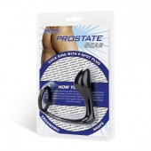 Стимулятор простаты с фиксацией эрекционным кольцом Prostate Gear - BlueLine - в Архангельске купить с доставкой
