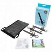 Набор из 3 черных шприцев для лубриканта - b-Vibe - купить с доставкой в Архангельске