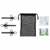 Набор из 3 черных шприцев для лубриканта - b-Vibe - купить с доставкой в Архангельске