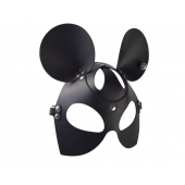 Черная кожаная маска  Мышка - Sitabella - купить с доставкой в Архангельске